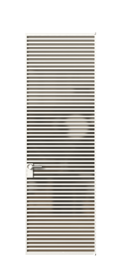 Алюминиевая дверь АЛПЛ040.07 Алюминий Белый Сатинированное бронзовое стекло, триплекс Цена 271350  | Volhovec