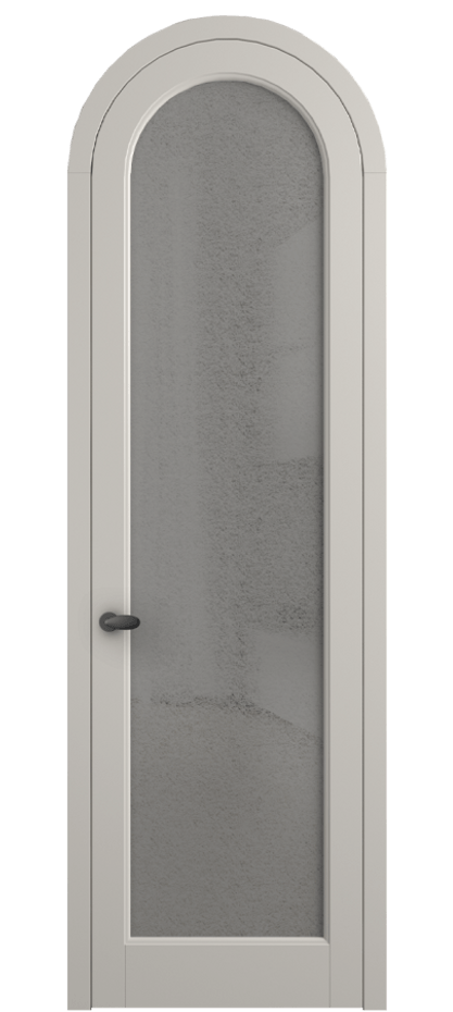 Межкомнатная дверь Палаццо 6814 Матовый облачно-серый Фактурное серое стекло "Лёд", триплекс Цена 190970 сом | Volhovec