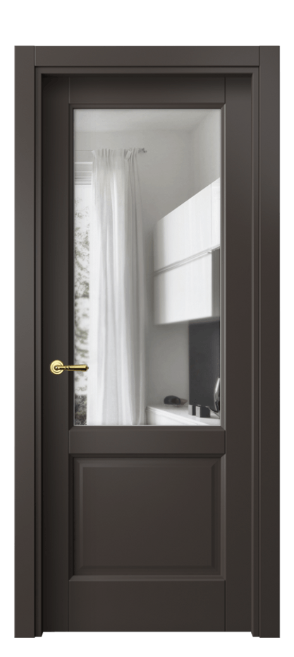 Дверь межкомнатная Galant 1422 Матовый антрацит Прозрачное стекло Гладкий наличник МАН Цена 49199 ₽ Наличники уже входят в базовый комплект. Фабрика дверей Волховец 8 (800) 551 43 19 Межкомнатная дверь Galant 1422 Матовый антрацит Прозрачное стекло Цена 49199 ₽ | Volhovec