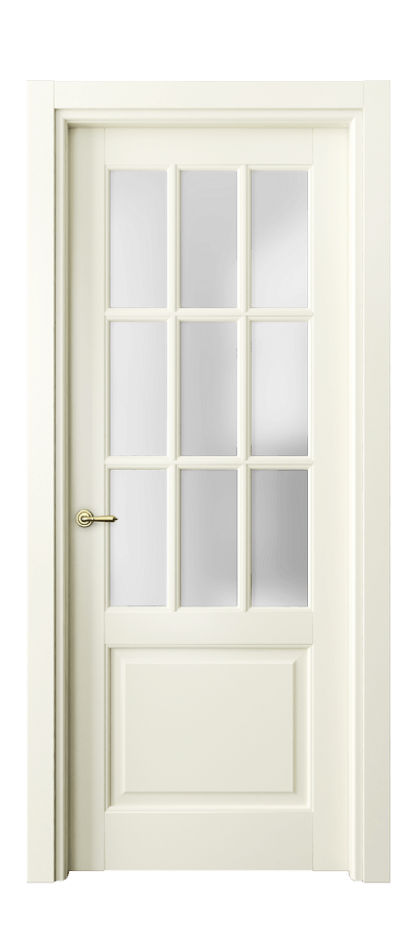 Межкомнатная дверь Тоскана Грильято 6312 Матовый молочно-белый Сатинированное стекло Цена 162920 сом | Volhovec