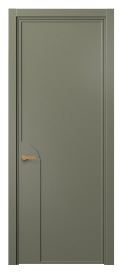 Межкомнатная дверь Frame 8605 Матовый оливковый тёмный  Цена 79930 сом | Volhovec