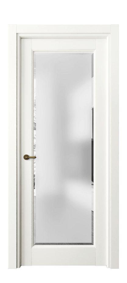 Дверь межкомнатная Тоскана Элегантэ 6300 Матовый жемчужный Сатинированное стекло с фацетом Гладкий наличник МЖМ Цена 137300 сом Наличники уже входят в базовый комплект. Фабрика дверей Волховец 8 (800) 551 43 19 Межкомнатная дверь Тоскана Элегантэ 6300 Матовый жемчужный Сатинированное стекло с фацетом Цена 137300 сом | Volhovec