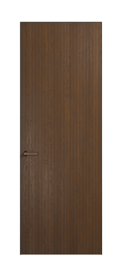 Дверь межкомнатная Velvet 8201 Дуб каштановый матовый. Скрытый короб Черный Цена 150710 . Фабрика дверей Волховец 8 (800) 551 43 19 Межкомнатная дверь Velvet 8201 Дуб каштановый матовый. Цена 150710 | Volhovec