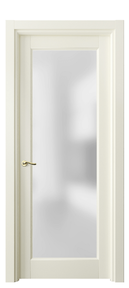 Межкомнатная дверь Лигнум 0700 Матовый молочно-белый Сатинированное стекло Цена 138460 сом | Volhovec