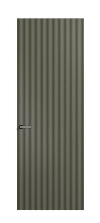 Межкомнатная дверь Вельвет АКП 8201 Матовый оливковый тёмный. Цена 70469  | Volhovec
