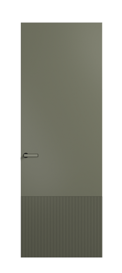 Межкомнатная дверь Velvet АКУ 8202 Матовый оливковый тёмный. Цена 127210  | Volhovec