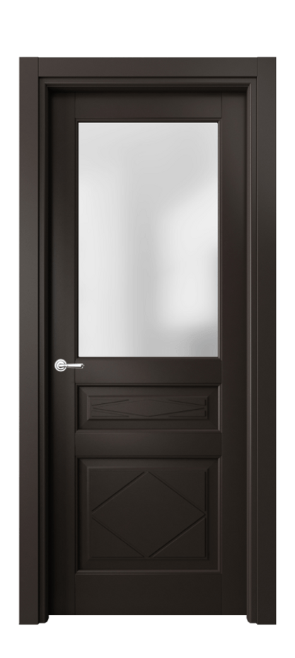 Дверь межкомнатная Тоскана Ромбо 6344 Матовый антрацит Сатинированное стекло Гладкий наличник МАН Цена 144000 сом Наличники уже входят в базовый комплект. Фабрика дверей Волховец 8 (800) 551 43 19 Межкомнатная дверь Тоскана Ромбо 6344 Матовый антрацит Сатинированное стекло Цена 144000 сом | Volhovec