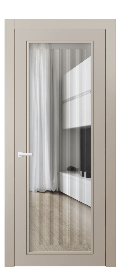 Дверь межкомнатная Нео Классик 8000 Матовый светло-бежевый Прозрачное стекло с гравировкой "Каннелюры", триплекс Гладкий компланарный наличник МСБЖ Цена 121870 сом Наличники уже входят в базовый комплект. Фабрика дверей Волховец 8 (800) 551 43 19 Межкомнатная дверь Нео Классик 8000 Матовый светло-бежевый Прозрачное стекло с гравировкой "Каннелюры", триплекс Цена 121870 сом | Volhovec
