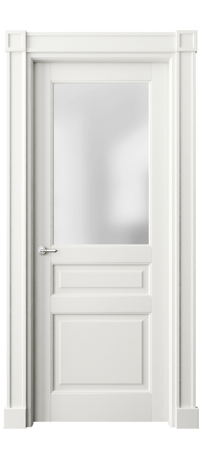 Межкомнатная дверь Тоскана Плано 6304 Матовый серый Сатинированное стекло Цена 191960 сом | Volhovec