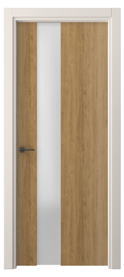 Межкомнатная дверь Freedom 4224 Грецкий орех Сатинированное стекло Цена 59400 сом | Volhovec