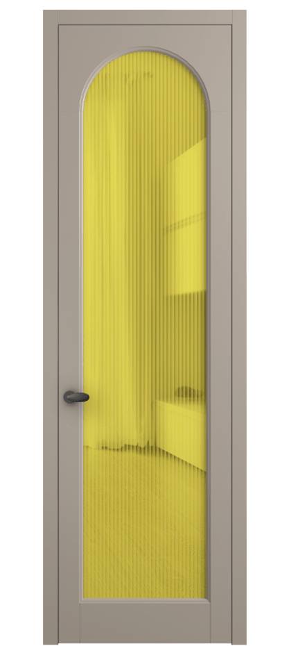 Дверь межкомнатная Палаццо 6804 Матовый бисквитный Рифлёное жёлтое стекло "Мору", триплекс 0536 МБСК Цена 152920 сом Наличники уже входят в базовый комплект. Фабрика дверей Волховец 8 (800) 551 43 19 Межкомнатная дверь Палаццо 6804 Матовый бисквитный Рифлёное жёлтое стекло "Мору", триплекс Цена 152920 сом | Volhovec