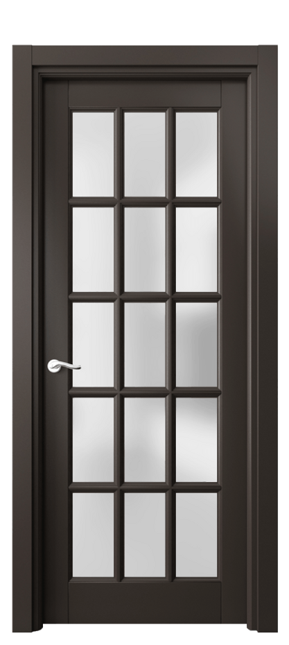 Дверь межкомнатная Лигнум 0708 Матовый антрацит Сатинированное стекло Гладкий наличник МАН Цена 167880 сом Наличники уже входят в базовый комплект. Фабрика дверей Волховец 8 (800) 551 43 19 Межкомнатная дверь Лигнум 0708 Матовый антрацит Сатинированное стекло Цена 167880 сом | Volhovec