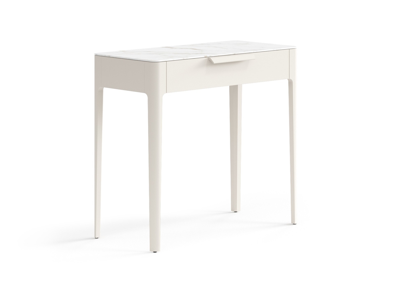 Консоль Piega 1 ящик Матовый облачно-серый