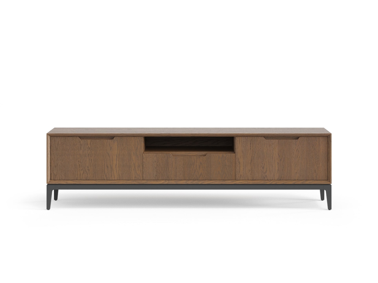 ТВ тумба Velvet дуб каштановый матовый