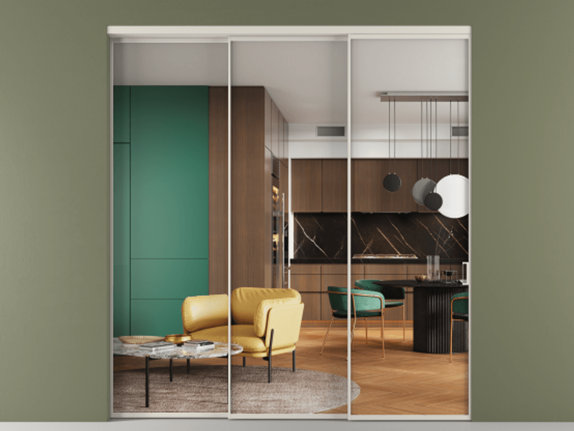 Перегородка Formato внутри проёма телескопик синхро 2 АЛПР 040.01 Алюминий облачно-серый Прозрачное стекло "Crystal Vision", калёное, 6 мм.  Цена 547460 сом 1. Полотно 3 шт.  (800/2100 мм)
2. Комплект установки раздвижной системы
3. Базовый комплект фурнитуры
4. Комплект фурнитуры телескопик синхро-2
5.Ручка RONDO
. Фабрика дверей Волховец 8 (800) 551 43 19  Перегородка Formato внутри проёма телескопик синхро 2 АЛПР 040.01 Алюминий облачно-серый Прозрачное стекло "Crystal Vision", калёное, 6 мм Цена 547460 сом  | Volhovec