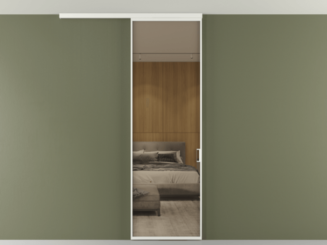 Перегородка Формато вдоль стены на потолок 1 створка АЛПР 040.01 Алюминий светло-серый Рефлективное бронзовое стекло "Стопсол", калёное. Цена 174090 сом 1. Полотно 2 шт. (800/2100 мм)
2. Комплект установки раздвижной системы
3. Базовый комплект фурнитуры
4.Ручка Рондо. Фабрика дверей Волховец 8 (800) 551 43 19 Перегородка Формато вдоль стены на потолок 1 створка АЛПР 040.01 Алюминий светло-серый Рефлективное бронзовое стекло "Стопсол", калёное Цена 174090 сом | Volhovec