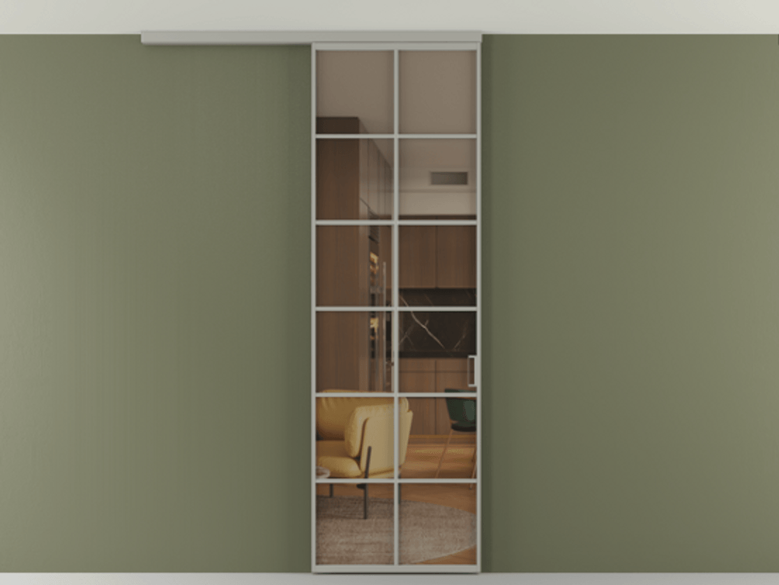 Перегородка Формато вдоль стены на потолок 1 створка АЛПР 040.05 Алюминий нейтральный серый Прозрачное бронзовое стекло, триплекс. Цена 157030 сом 1. Полотно 2 шт. (800/2100 мм)
2. Комплект установки раздвижной системы
3. Базовый комплект фурнитуры
4.Ручка Рондо. Фабрика дверей Волховец 8 (800) 551 43 19 Перегородка Формато вдоль стены на потолок 1 створка АЛПР 040.05 Алюминий нейтральный серый Прозрачное бронзовое стекло, триплекс Цена 157030 сом | Volhovec