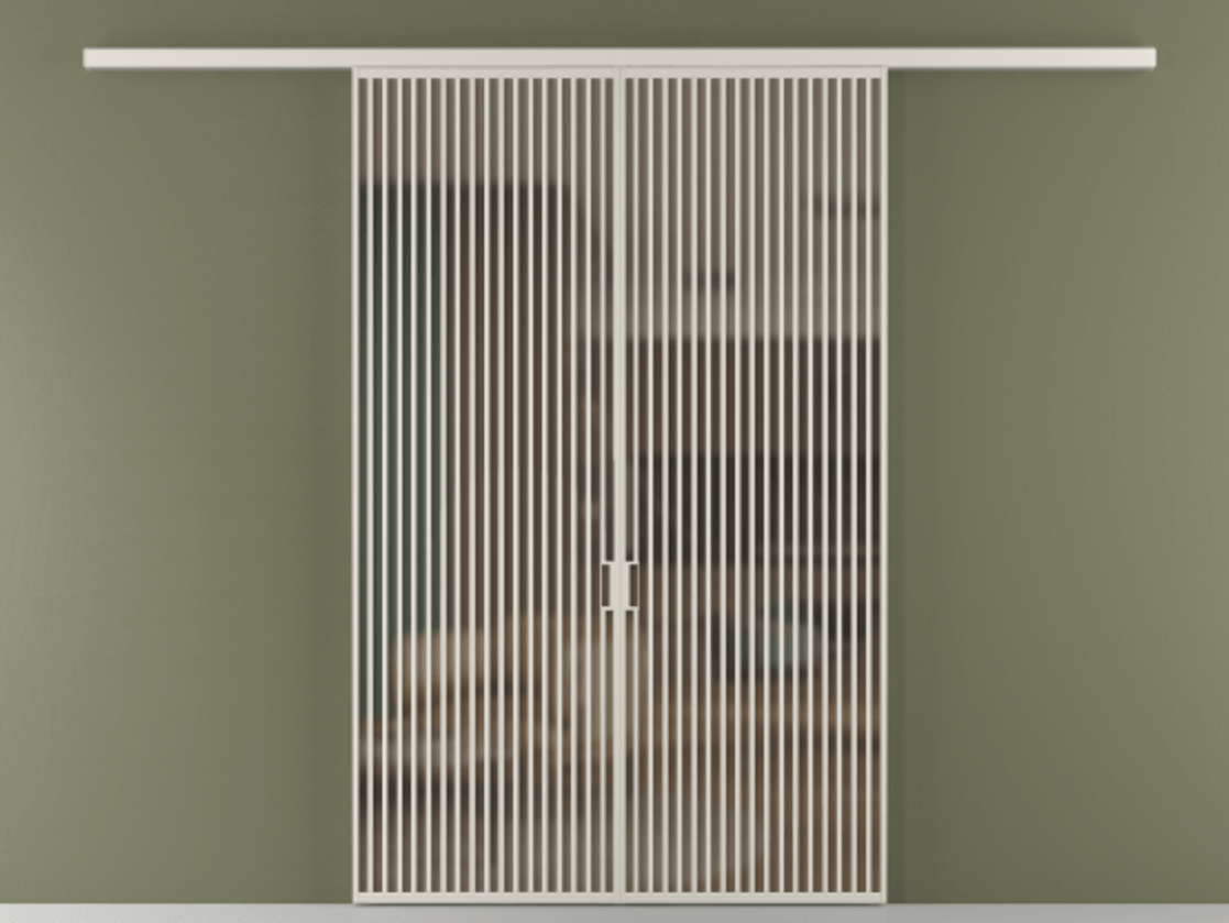 Перегородка Formato вдоль стены 2 створки АЛПР 040.06 Алюминий облачно-серый Сатинированное бронзовое стекло, триплекс. Цена 624620 сом 1. Полотно 2 шт. (800/2100 мм)
2. Комплект установки раздвижной системы
3. Базовый комплект фурнитуры
4.Ручка RONDO
. Фабрика дверей Волховец 8 (800) 551 43 19 Перегородка Formato вдоль стены 2 створки АЛПР 040.06 Алюминий облачно-серый Сатинированное бронзовое стекло, триплекс Цена 624620 сом | Volhovec