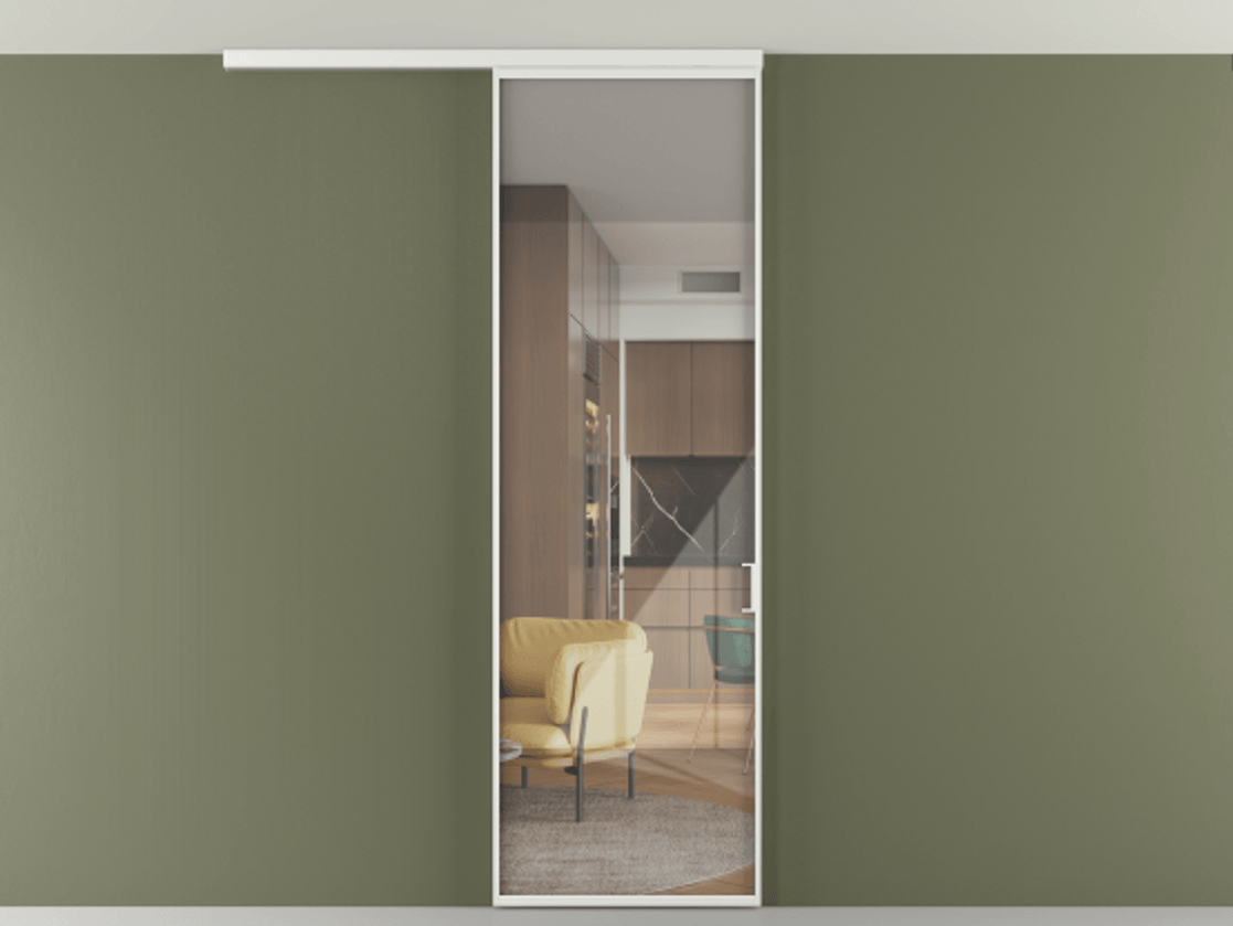 Перегородка Формато вдоль стены на потолок 1 створка АЛПР 040.01 Алюминий белоснежный Рефлективное прозрачное стекло "Стопсол", калёное. Цена 149440 сом 1. Полотно 2 шт. (800/2100 мм)
2. Комплект установки раздвижной системы
3. Базовый комплект фурнитуры
4.Ручка Рондо. Фабрика дверей Волховец 8 (800) 551 43 19 Перегородка Формато вдоль стены на потолок 1 створка АЛПР 040.01 Алюминий белоснежный Рефлективное прозрачное стекло "Стопсол", калёное Цена 149440 сом | Volhovec