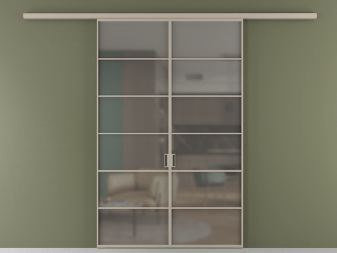 Перегородка Formato вдоль стены 2 створки АЛПР 040.04 Алюминий бисквитный Сатинированное серое стекло, триплекс. Цена 361960 сом 1. Полотно 2 шт. (800/2100 мм)
2. Комплект установки раздвижной системы
3. Базовый комплект фурнитуры
4.Ручка RONDO
. Фабрика дверей Волховец 8 (800) 551 43 19 Перегородка Formato вдоль стены 2 створки АЛПР 040.04 Алюминий бисквитный Сатинированное серое стекло, триплекс Цена 361960 сом | Volhovec