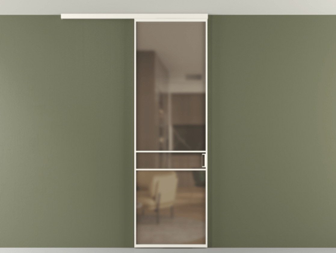 Перегородка Формато вдоль стены на потолок 1 створка АЛПР 040.02 Алюминий пудровый белый Сатинированное бронзовое стекло, триплекс. Цена 141030 сом 1. Полотно 2 шт. (800/2100 мм)
2. Комплект установки раздвижной системы
3. Базовый комплект фурнитуры
4.Ручка Рондо. Фабрика дверей Волховец 8 (800) 551 43 19 Перегородка Формато вдоль стены на потолок 1 створка АЛПР 040.02 Алюминий пудровый белый Сатинированное бронзовое стекло, триплекс Цена 141030 сом | Volhovec