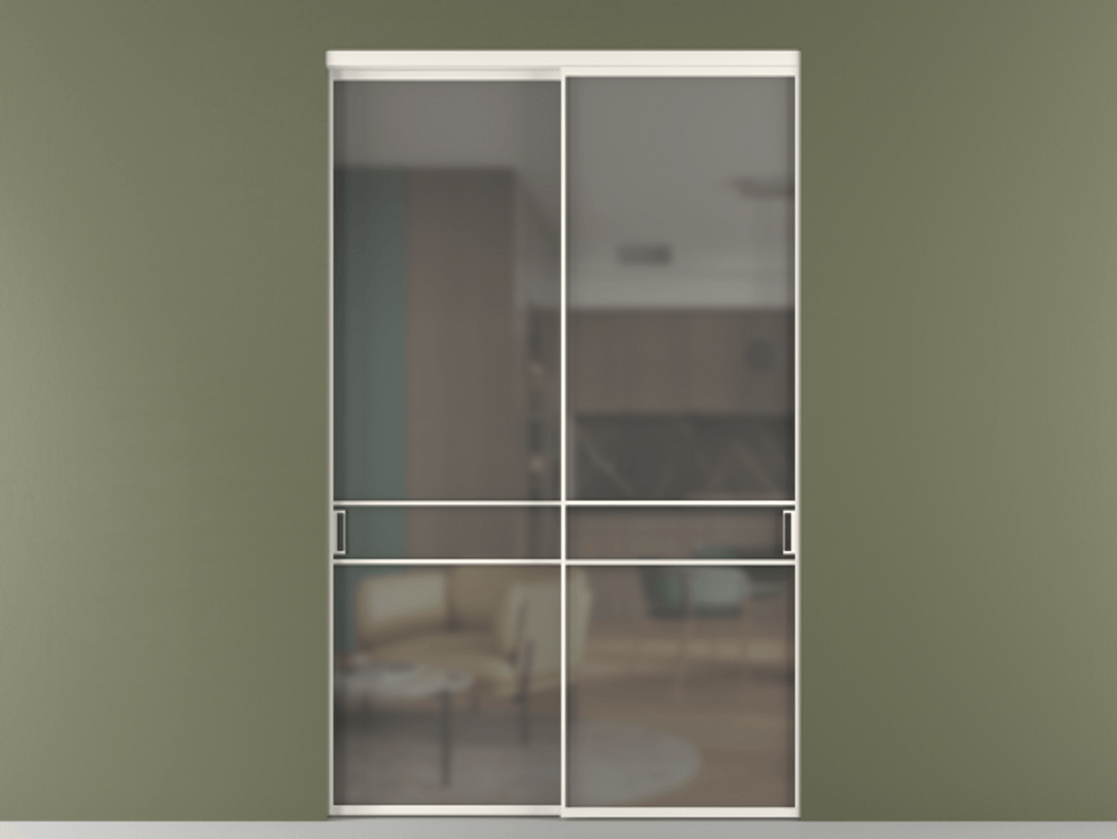 Перегородка Формато внутри проёма 2 створки АЛПР 040.02 Алюминий пудровый белый Сатинированное серое стекло, триплекс. Цена 618440 сом 1. Полотно 2 шт. (800/2100 мм)
2. Комплект установки раздвижной системы
3. Базовый комплект фурнитуры
4.Ручка Рондо. Фабрика дверей Волховец 8 (800) 551 43 19 Перегородка Формато внутри проёма 2 створки АЛПР 040.02 Алюминий пудровый белый Сатинированное серое стекло, триплекс Цена 618440 сом | Volhovec