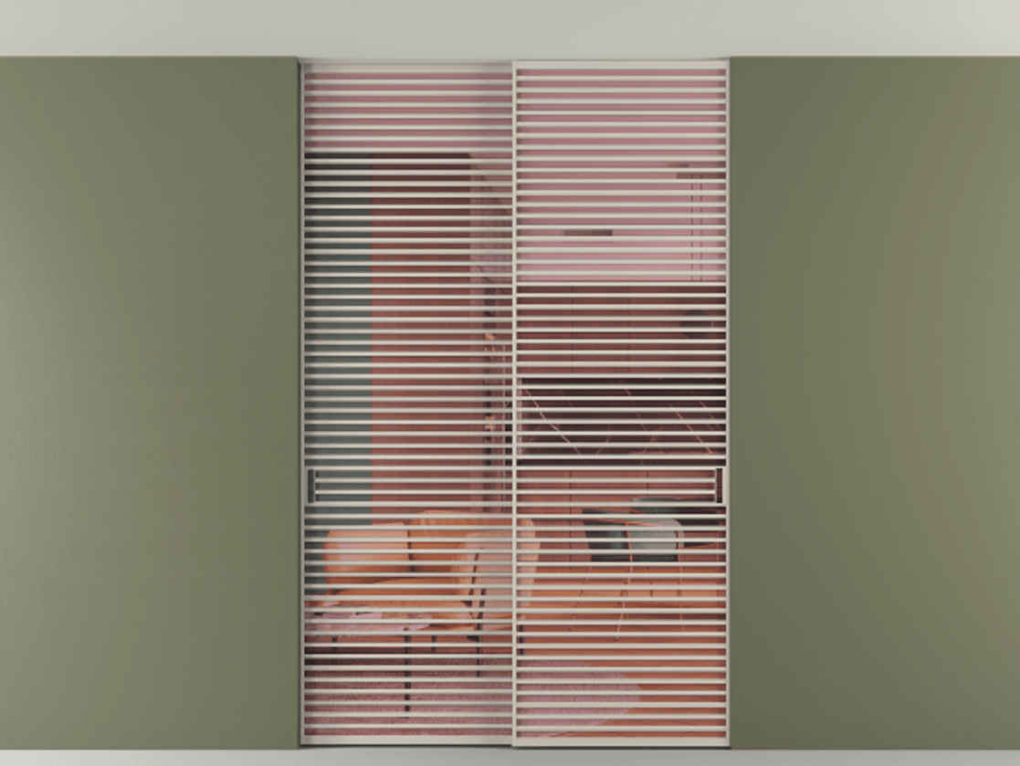 Перегородка Formato внутри проёма скрытое крепление в потолок 2 створки АЛПР 040.07 Алюминий светло-бежевый Прозрачное розовое стекло, триплекс. Цена 596840 сом 1. Полотно 2 шт. (800/2100 мм)
2. Комплект установки раздвижной системы
3. Базовый комплект фурнитуры
4. Ручка RONDO. Фабрика дверей Волховец 8 (800) 551 43 19 Перегородка Formato внутри проёма скрытое крепление в потолок 2 створки АЛПР 040.07 Алюминий светло-бежевый Прозрачное розовое стекло, триплекс Цена 596840 сом | Volhovec