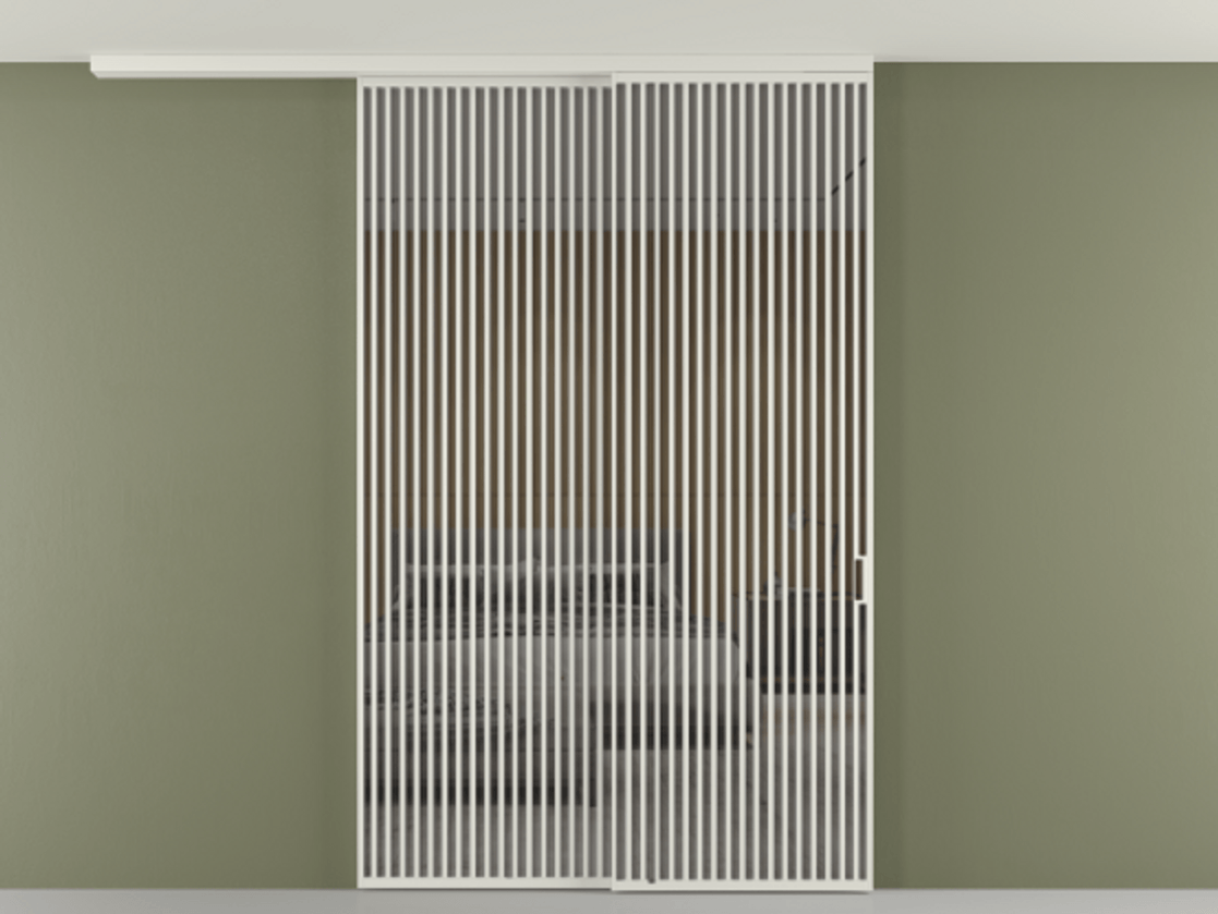 Перегородка Формато вдоль стены на потолок 2 створки с синхронным механизмом АЛПР 040.06 Алюминий серый Рефлективное серое стекло "Стопсол", калёное. Цена 674501 сом 1. Полотно 2 шт. (800/2100 мм)
2. Комплект установки раздвижной системы
3. Базовый комплект фурнитуры
4.Ручка Рондо. Фабрика дверей Волховец 8 (800) 551 43 19 Перегородка Формато вдоль стены на потолок 2 створки с синхронным механизмом АЛПР 040.06 Алюминий серый Рефлективное серое стекло "Стопсол", калёное Цена 674501 сом | Volhovec