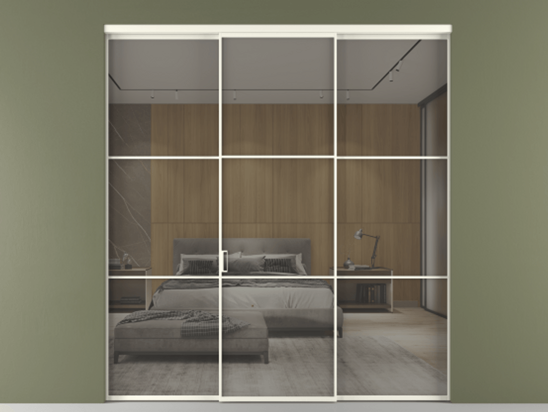 Перегородка Формато внутри проёма 3 створки АЛПР 040.03 Алюминий жемчужный Рефлективное серое стекло "Стопсол", калёное. Цена 462430 сом 1. Полотно 3 шт. (800/2100 мм)
2. Комплект установки раздвижной системы
3. Базовый комплект фурнитуры
4.Ручка Рондо. Фабрика дверей Волховец 8 (800) 551 43 19 Перегородка Формато внутри проёма 3 створки АЛПР 040.03 Алюминий жемчужный Рефлективное серое стекло "Стопсол", калёное Цена 462430 сом | Volhovec