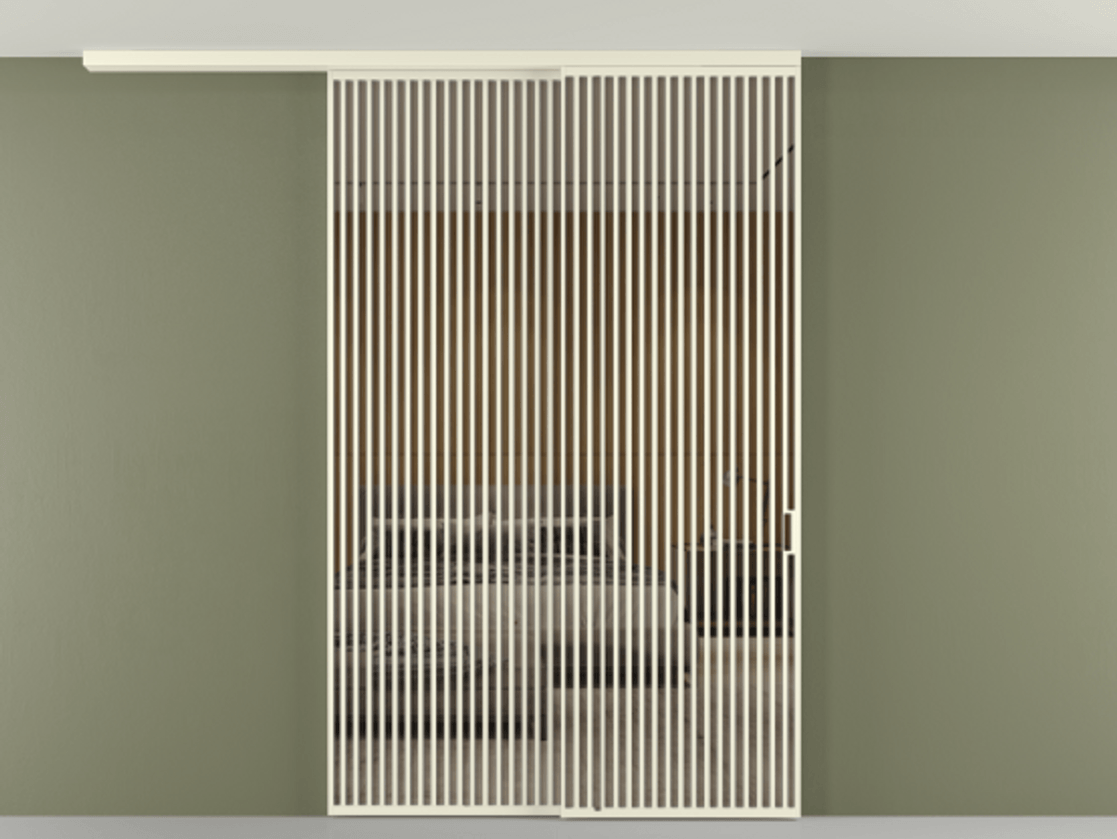 Перегородка Формато вдоль стены на потолок 2 створки с синхронным механизмом АЛПР 040.06 Алюминий молочно-белый Рефлективное бронзовое стекло "Стопсол", калёное. Цена 674501 сом 1. Полотно 2 шт. (800/2100 мм)
2. Комплект установки раздвижной системы
3. Базовый комплект фурнитуры
4.Ручка Рондо. Фабрика дверей Волховец 8 (800) 551 43 19 Перегородка Формато вдоль стены на потолок 2 створки с синхронным механизмом АЛПР 040.06 Алюминий молочно-белый Рефлективное бронзовое стекло "Стопсол", калёное Цена 674501 сом | Volhovec