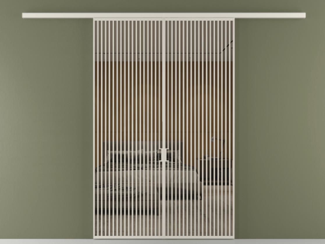 Перегородка Formato вдоль стены 2 створки АЛПР 040.06 Алюминий облачно-серый Рефлективное бронзовое стекло "Stopsol", калёное. Цена 647920 сом 1. Полотно 2 шт. (800/2100 мм)
2. Комплект установки раздвижной системы
3. Базовый комплект фурнитуры
4.Ручка RONDO
. Фабрика дверей Волховец 8 (800) 551 43 19 Перегородка Formato вдоль стены 2 створки АЛПР 040.06 Алюминий облачно-серый Рефлективное бронзовое стекло "Stopsol", калёное Цена 647920 сом | Volhovec