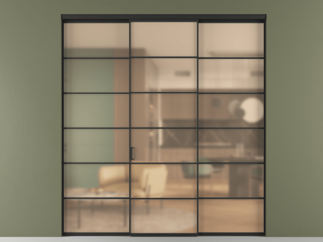 Перегородка Formato внутри проёма 3 створки АЛПР 040.04 Алюминий Черный Сатинированное оранжевое стекло, триплекс. Скрытый короб ЧЕР Цена 52061380 so'm 1. Полотно 3 шт. (800/2100 мм)
2. Комплект установки раздвижной системы
3. Базовый комплект фурнитуры
4.Ручка RONDO. Фабрика дверей Волховец 8 (800) 551 43 19 Перегородка Formato внутри проёма 3 створки АЛПР 040.04 Алюминий Черный Сатинированное оранжевое стекло, триплекс Цена 52061380 so'm | Volhovec