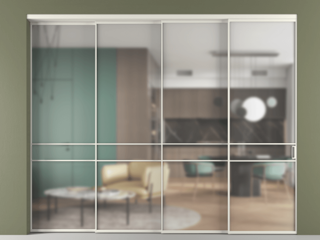 Перегородка Formato внутри проёма телескопик синхро-3 #VENDORCODE# #FURNISH# #GLASS# Цена #PRICE# #CURRENCY# | Volhovec