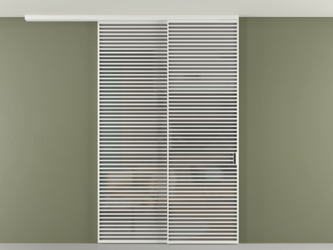 Перегородка Формато вдоль стены на потолок 2 створки с синхронным механизмом АЛПР 040.07 Алюминий белоснежный Сатинированное серое стекло, триплекс. Цена 3037880 AMD 1. Полотно 2 шт. (800/2100 мм)
2. Комплект установки раздвижной системы
3. Базовый комплект фурнитуры
4.Ручка Рондо. Фабрика дверей Волховец 8 (800) 551 43 19 Перегородка Формато вдоль стены на потолок 2 створки с синхронным механизмом АЛПР 040.07 Алюминий белоснежный Сатинированное серое стекло, триплекс Цена 3037880 AMD | Volhovec