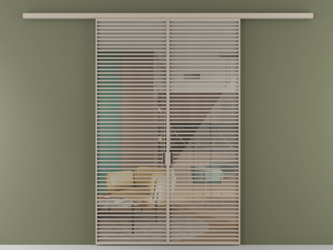 Перегородка Formato вдоль стены 2 створки АЛПР 040.07 Алюминий бисквитный Рефлективное прозрачное стекло "Stopsol", калёное. Цена 647920 сом 1. Полотно 2 шт. (800/2100 мм)
2. Комплект установки раздвижной системы
3. Базовый комплект фурнитуры
4.Ручка RONDO
. Фабрика дверей Волховец 8 (800) 551 43 19 Перегородка Formato вдоль стены 2 створки АЛПР 040.07 Алюминий бисквитный Рефлективное прозрачное стекло "Stopsol", калёное Цена 647920 сом | Volhovec