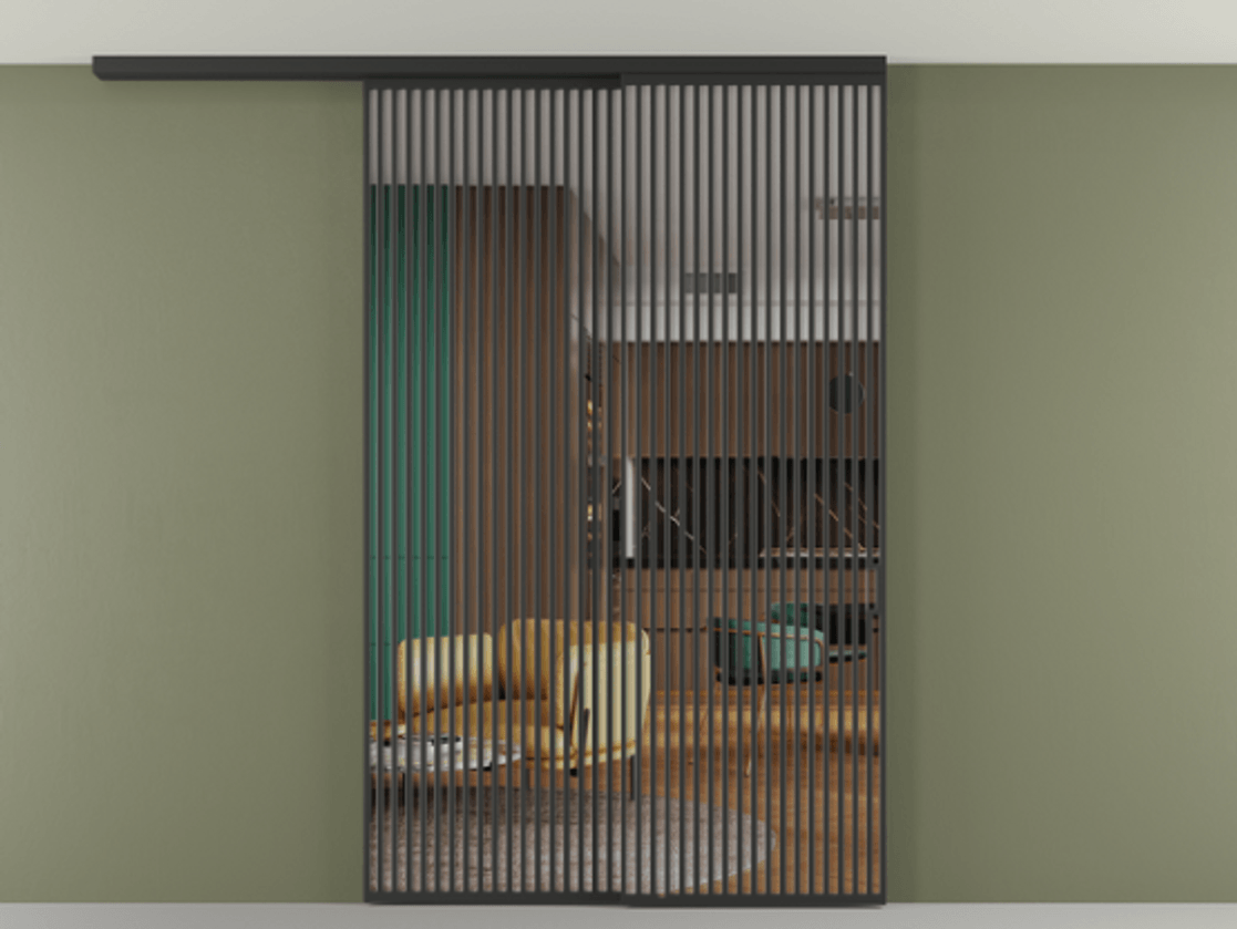 Перегородка Formato вдоль стены на потолок телескопик синхро 2 #VENDORCODE# #FURNISH# #GLASS# Цена #PRICE# #CURRENCY# | Volhovec