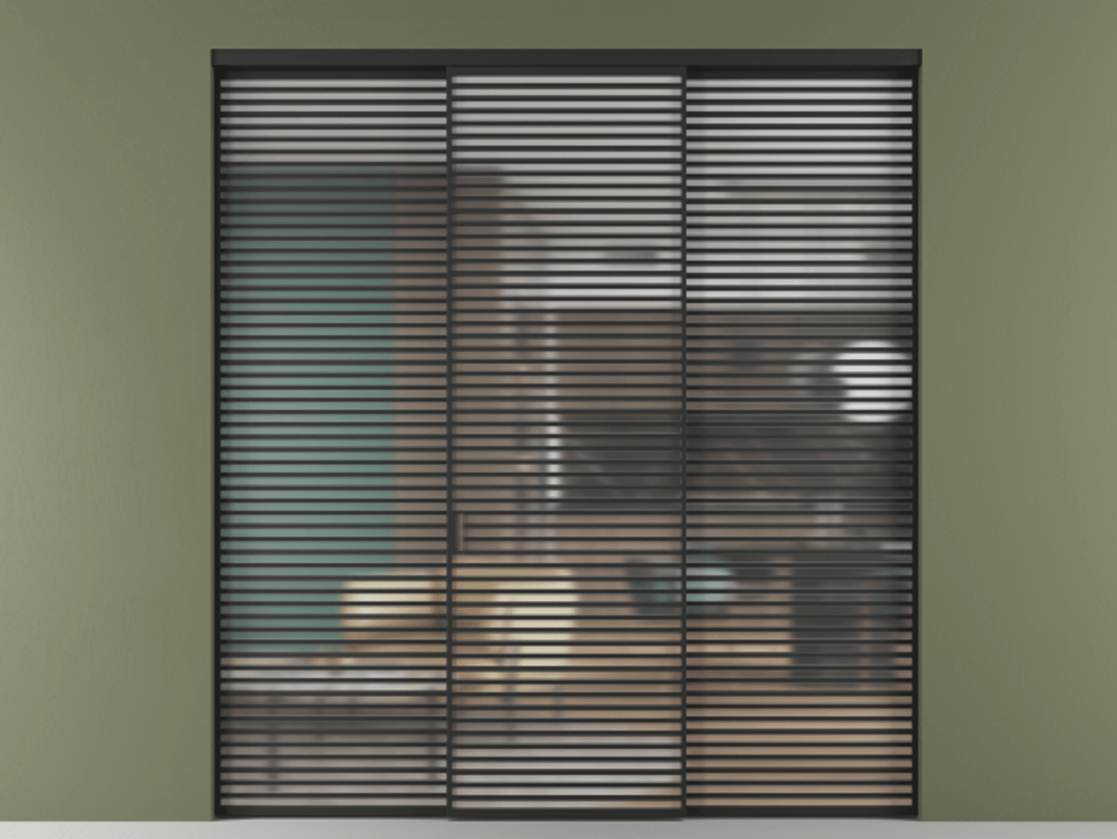 Перегородка Formato внутри проема трёхстворчатая #VENDORCODE# #FURNISH# #GLASS# Цена #PRICE# #CURRENCY# | Volhovec