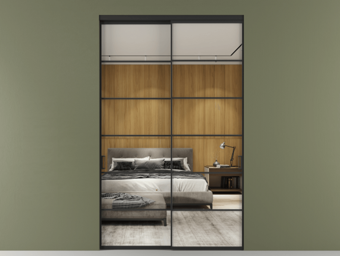 Перегородка Formato внутри проёма двустворчатая #VENDORCODE# #FURNISH# #GLASS# Цена #PRICE# #CURRENCY#  | Volhovec