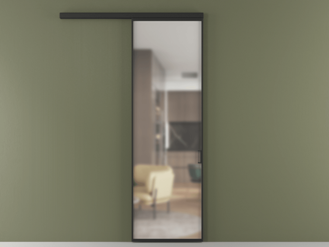 Перегородка Formato вдоль стены одностворчатая #VENDORCODE# #FURNISH# #GLASS# Цена #PRICE# #CURRENCY#  | Volhovec