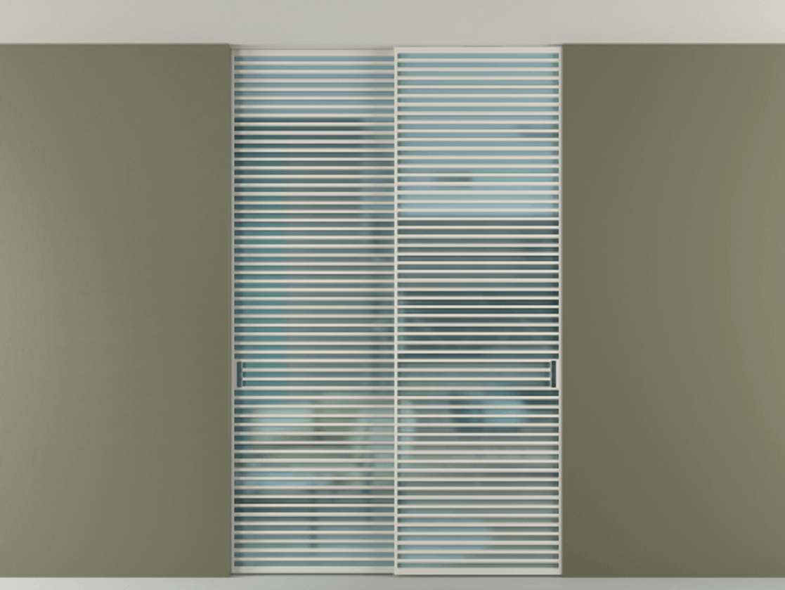 Перегородка Formato внутри проёма скрытое крепление в потолок 2 створки АЛПР 040.07 Алюминий тёплый серый Сатинированное голубое стекло, триплекс. Цена 735460 сом 1. Полотно 2 шт. (800/2100 мм)
2. Комплект установки раздвижной системы
3. Базовый комплект фурнитуры
4. Ручка RONDO. Фабрика дверей Волховец 8 (800) 551 43 19 Перегородка Formato внутри проёма скрытое крепление в потолок 2 створки АЛПР 040.07 Алюминий тёплый серый Сатинированное голубое стекло, триплекс Цена 735460 сом | Volhovec