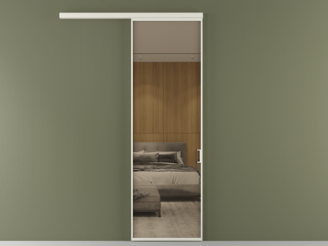 Перегородка Formato вдоль стены одностворчатая #VENDORCODE# #FURNISH# #GLASS# Цена #PRICE# #CURRENCY#  | Volhovec