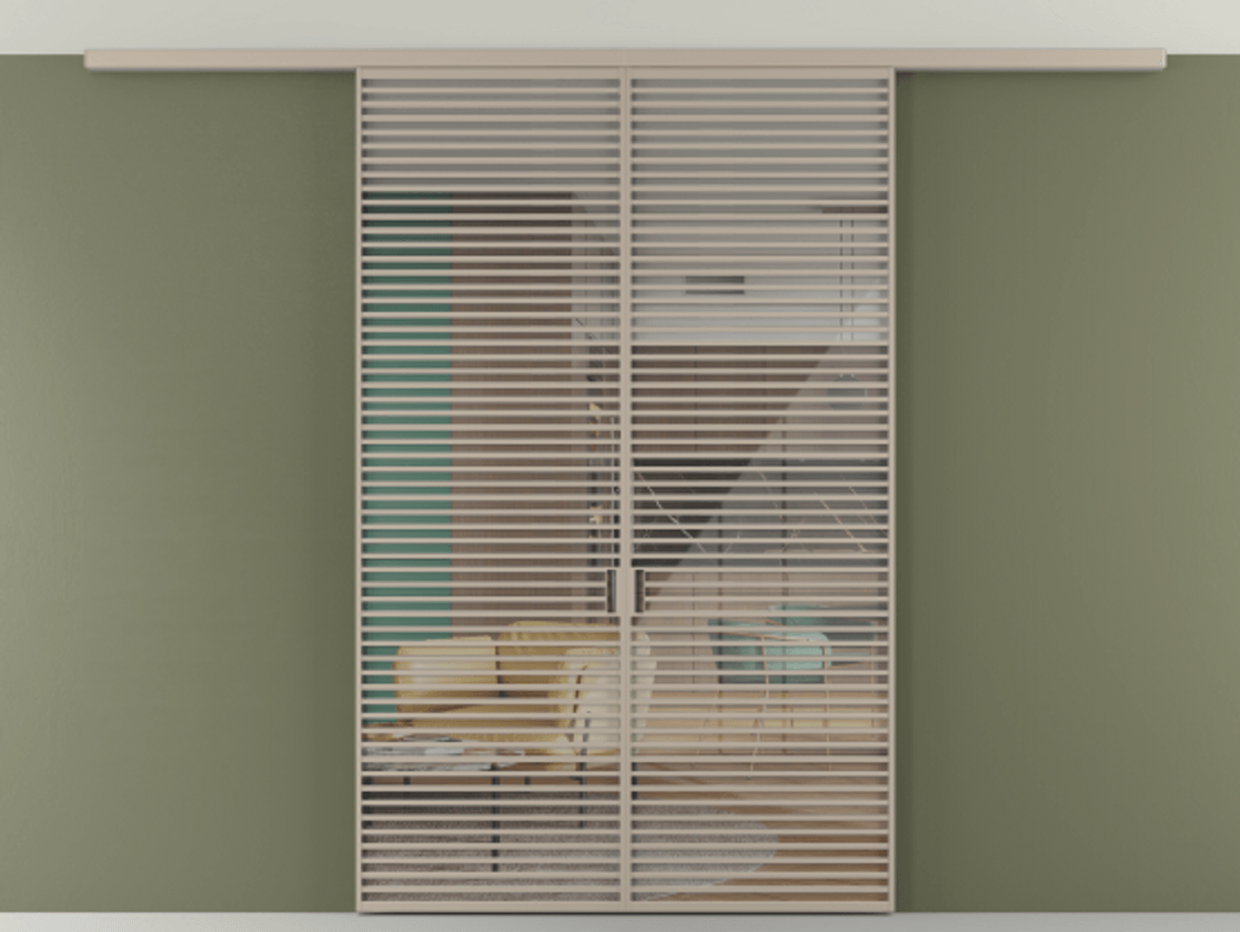 Перегородка Формато вдоль стены на потолок 2 створки АЛПР 040.07 Алюминий бисквитный Рефлективное прозрачное стекло "Стопсол", калёное. Цена 553510 сом 1. Полотно 2 шт. (800/2100 мм)
2. Комплект установки раздвижной системы
3. Базовый комплект фурнитуры
4.Ручка Рондо. Фабрика дверей Волховец 8 (800) 551 43 19 Перегородка Формато вдоль стены на потолок 2 створки АЛПР 040.07 Алюминий бисквитный Рефлективное прозрачное стекло "Стопсол", калёное Цена 553510 сом | Volhovec