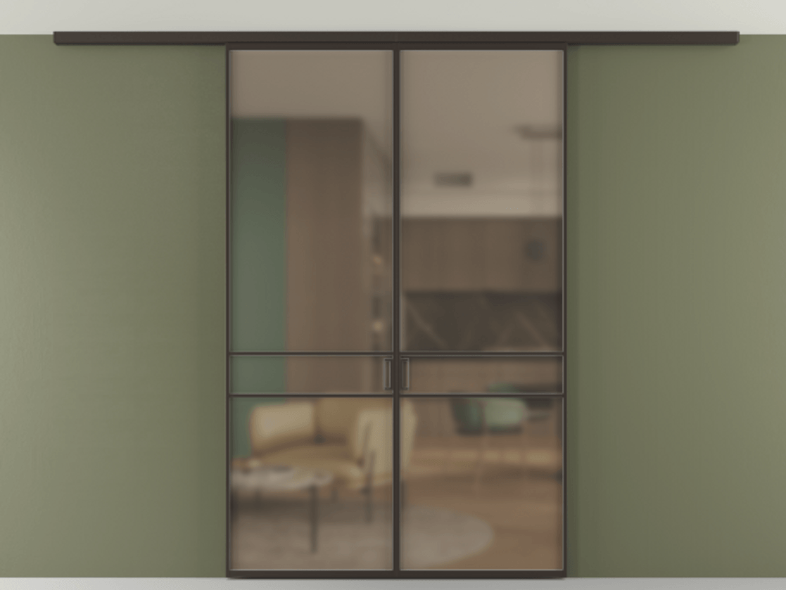 Перегородка Формато вдоль стены на потолок 2 створки АЛПР 040.02 Алюминий антрацит Сатинированное бронзовое стекло, триплекс. Цена 271710 сом 1. Полотно 2 шт. (800/2100 мм)
2. Комплект установки раздвижной системы
3. Базовый комплект фурнитуры
4.Ручка Рондо. Фабрика дверей Волховец 8 (800) 551 43 19 Перегородка Формато вдоль стены на потолок 2 створки АЛПР 040.02 Алюминий антрацит Сатинированное бронзовое стекло, триплекс Цена 271710 сом | Volhovec