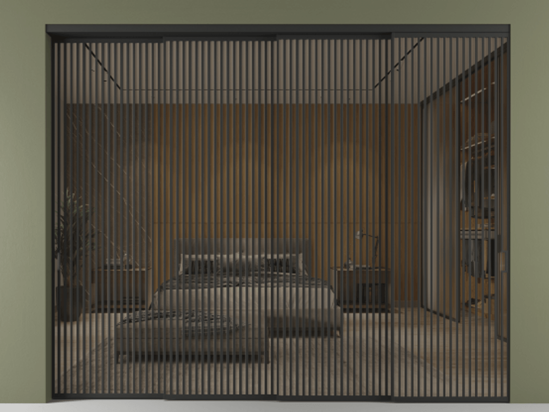 Перегородка Formato внутри проёма телескопик синхро-3 #VENDORCODE# #FURNISH# #GLASS# Цена #PRICE# #CURRENCY# | Volhovec