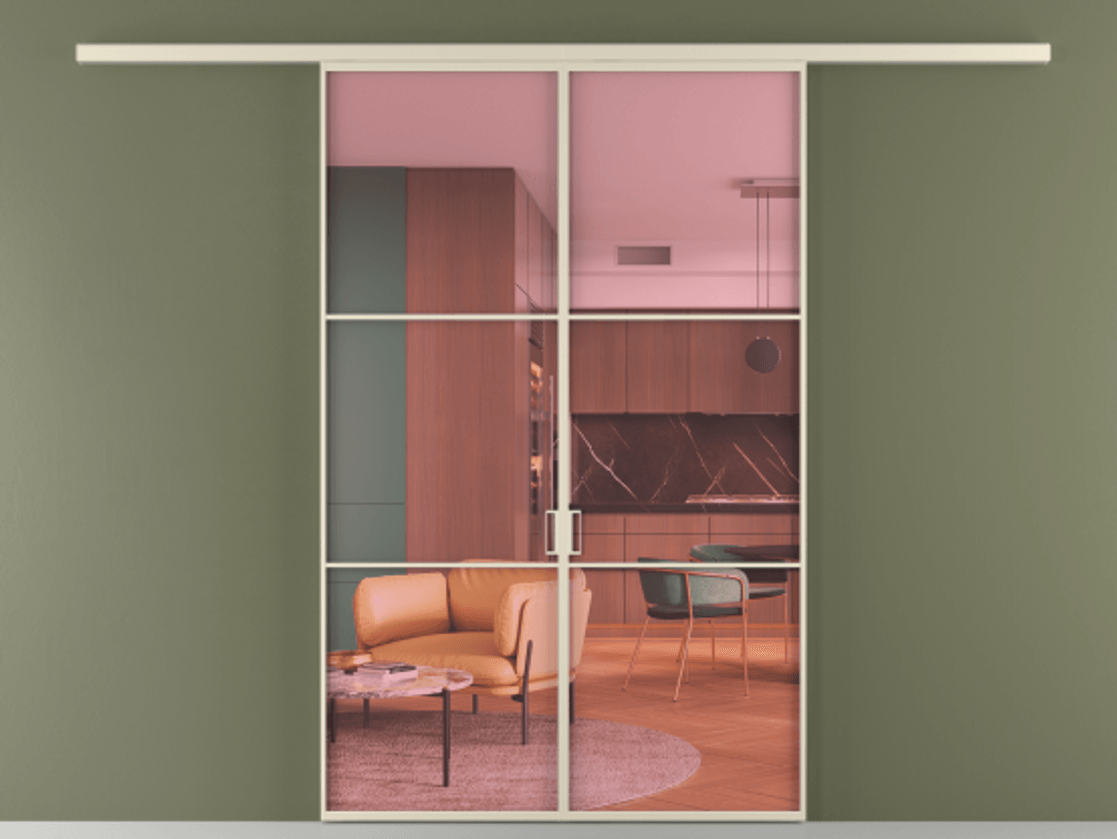 Перегородка Formato вдоль стены 2 створки АЛПР 040.03 Алюминий бежево-серый Прозрачное розовое стекло, триплекс. Цена 284580 сом 1. Полотно 2 шт. (800/2100 мм)
2. Комплект установки раздвижной системы
3. Базовый комплект фурнитуры
4.Ручка RONDO
. Фабрика дверей Волховец 8 (800) 551 43 19 Перегородка Formato вдоль стены 2 створки АЛПР 040.03 Алюминий бежево-серый Прозрачное розовое стекло, триплекс Цена 284580 сом | Volhovec