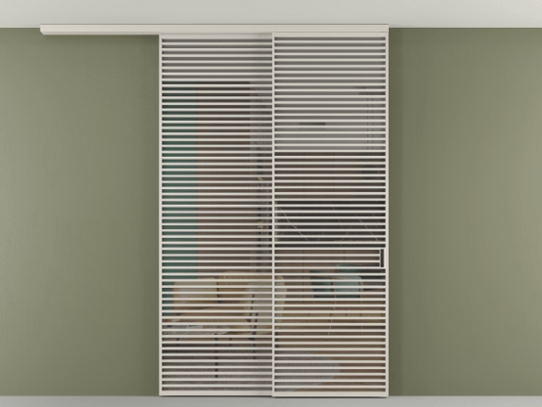 Перегородка Формато вдоль стены на потолок 2 створки с синхронным механизмом АЛПР 040.07 Алюминий облачно-серый Прозрачное серое стекло, триплекс. Цена 450456 ₽ 1. Полотно 2 шт. (800/2100 мм)
2. Комплект установки раздвижной системы
3. Базовый комплект фурнитуры
4.Ручка Рондо. Фабрика дверей Волховец 8 (800) 551 43 19 Перегородка Формато вдоль стены на потолок 2 створки с синхронным механизмом АЛПР 040.07 Алюминий облачно-серый Прозрачное серое стекло, триплекс Цена 450456 ₽ | Volhovec