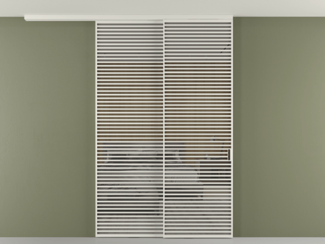 Перегородка Formato вдоль стены на потолок телескопик синхро 2 #VENDORCODE# #FURNISH# #GLASS# Цена #PRICE# #CURRENCY# | Volhovec