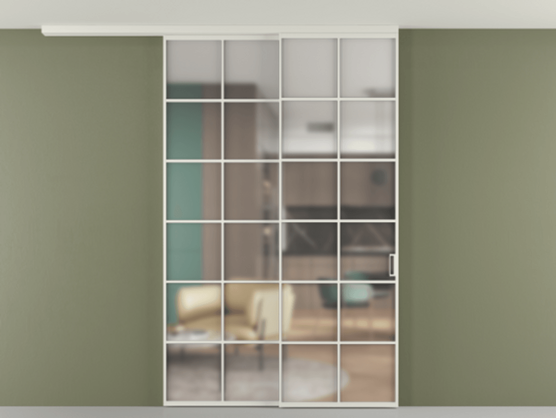 Перегородка Formato вдоль стены на потолок телескопик синхро 2 #VENDORCODE# #FURNISH# #GLASS# Цена #PRICE# #CURRENCY# | Volhovec