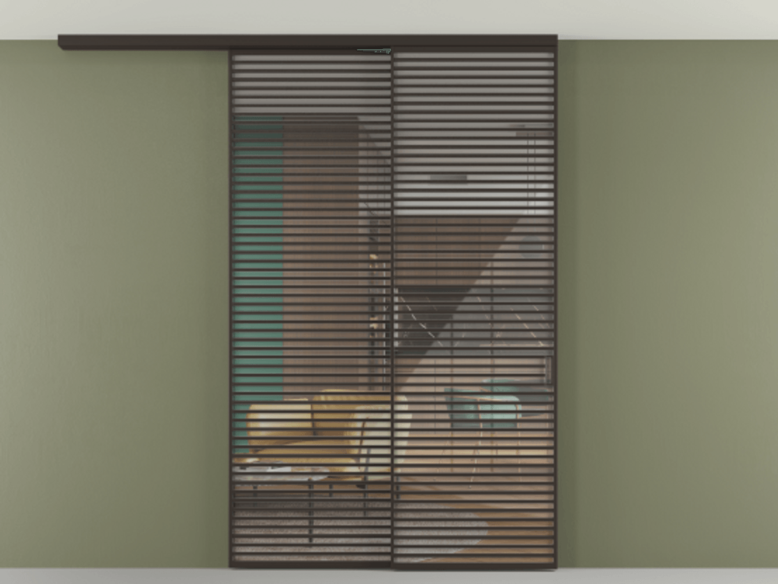 Перегородка Формато вдоль стены на потолок 2 створки с синхронным механизмом АЛПР 040.07 Алюминий антрацит Рефлективное прозрачное стекло "Стопсол", калёное. Цена 674501 сом 1. Полотно 2 шт. (800/2100 мм)
2. Комплект установки раздвижной системы
3. Базовый комплект фурнитуры
4.Ручка Рондо. Фабрика дверей Волховец 8 (800) 551 43 19 Перегородка Формато вдоль стены на потолок 2 створки с синхронным механизмом АЛПР 040.07 Алюминий антрацит Рефлективное прозрачное стекло "Стопсол", калёное Цена 674501 сом | Volhovec