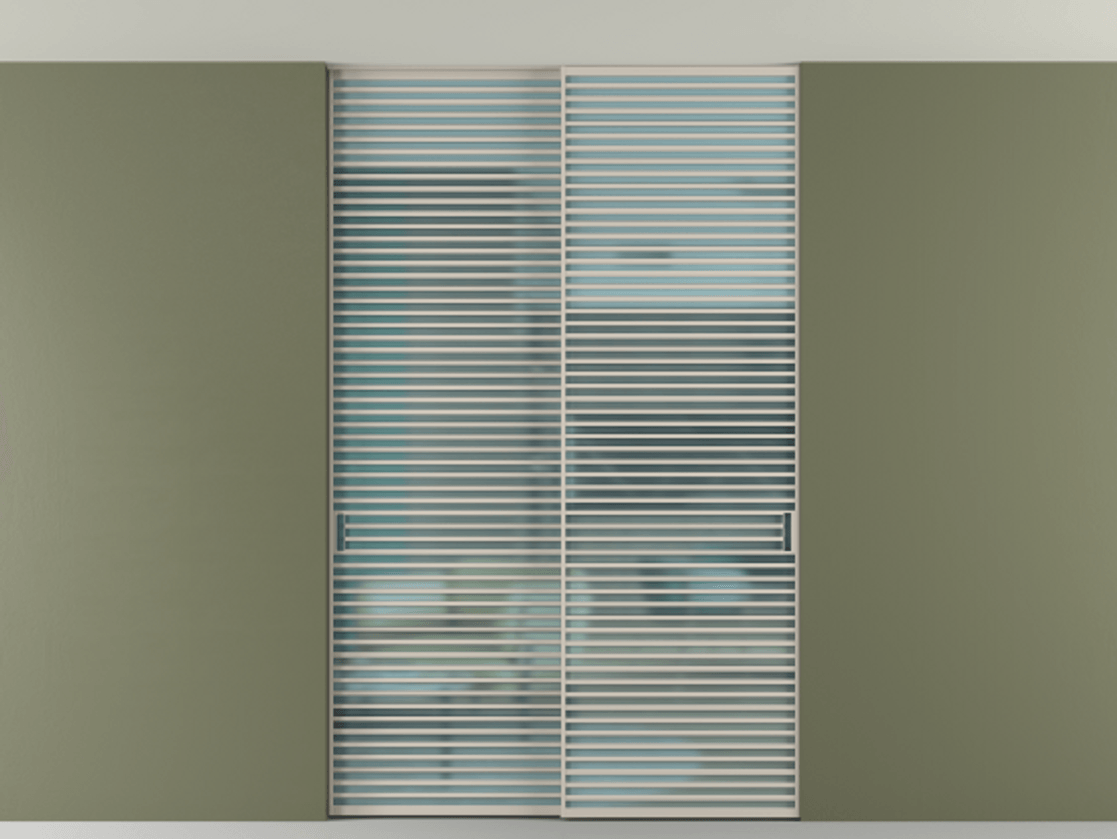 Перегородка Формато внутри проёма скрытое крепление в потолок 2 створки АЛПР 040.07 Алюминий светло-бежевый Сатинированное голубое стекло, триплекс. Цена 596840 сом 1. Полотно 2 шт. (800/2100 мм)
2. Комплект установки раздвижной системы
3. Базовый комплект фурнитуры
4. Ручка Рондо. Фабрика дверей Волховец 8 (800) 551 43 19 Перегородка Формато внутри проёма скрытое крепление в потолок 2 створки АЛПР 040.07 Алюминий светло-бежевый Сатинированное голубое стекло, триплекс Цена 596840 сом | Volhovec